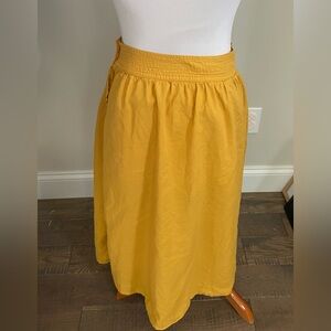 Yellow Madewell skirt size 4